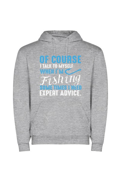 iLovePrints Wisdom on the Water Φούτερ με κουκούλα σε χρώμα Γκρι