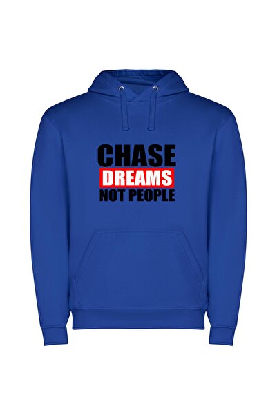 iLovePrints Chasing Dream Freedom Φούτερ με κουκούλα σε χρώμα Μπλε