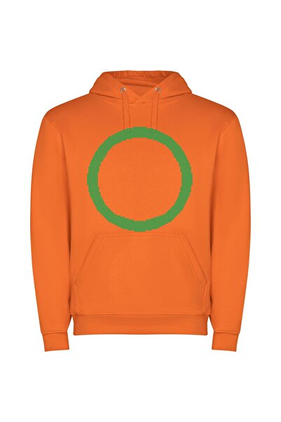 iLovePrints Circular Elegance: The Ouroboros Φούτερ με κουκούλα σε χρώμα Πορτ...