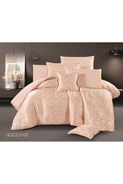 Red Rose Purple Arjuno Jacquard Royal Microfiber 5 Piece Set Duvet Cover Size...