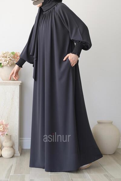 ASİLNUR Eflin Dress Smoked