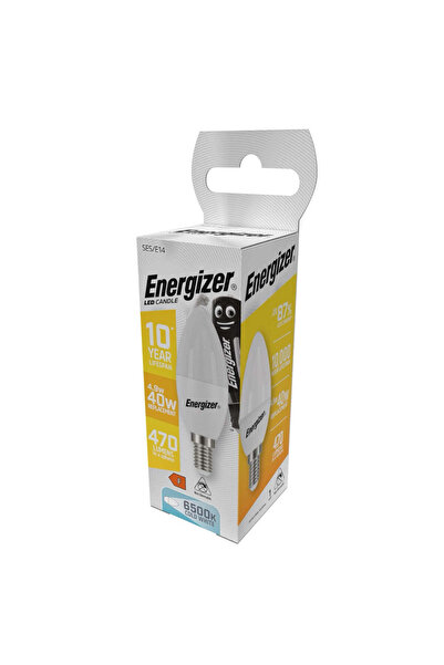 Energizer BEC LED CANDLE OPAL 4.9W E14 470lm 6500K CW (echivalent 40W) - S16593