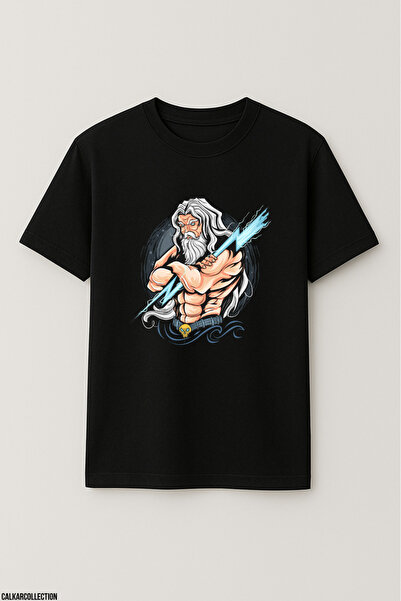 CALKARCOLLECTION Unisex Oversize Poseidon Legacy Tshirt