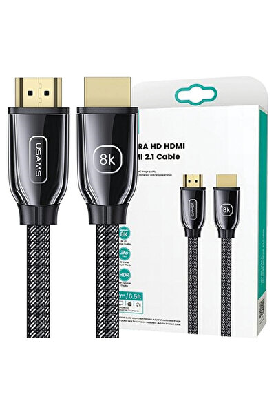 Usams Cablu HDMI 3M 2.1 Pentru PS4 Xbox Monitor 8K UHD Transmisie rapidă de date