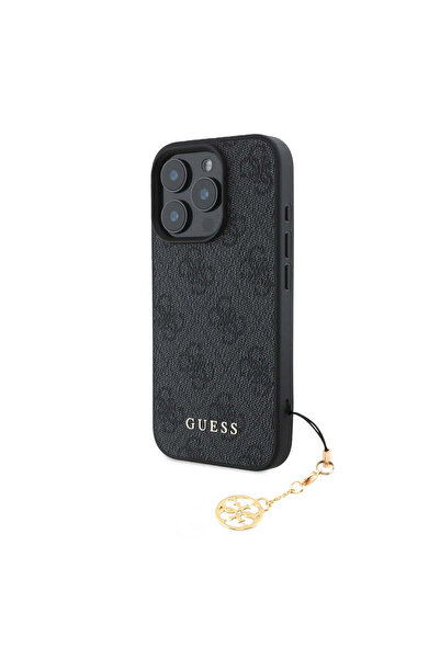 Guess Husă spate pentru Apple iPhone 16 Pro Max, 4G Charm Tone on Tone, Gri