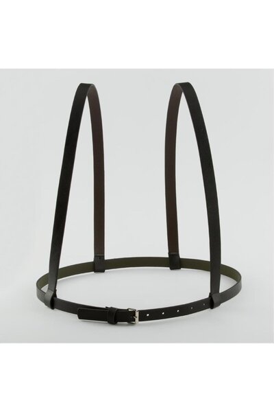 ZERO LAND Spt-Gld with Strap (85308) Belt-Black