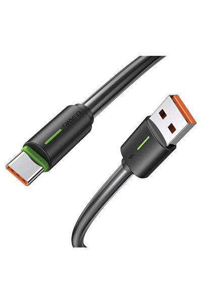Usams Cablu USB-C 3A Seria Yu 1M pentru încărcare rapidă telefoane Android