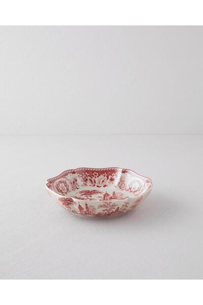 English Home Preston Stoneware Bowl Claret Red 22cm