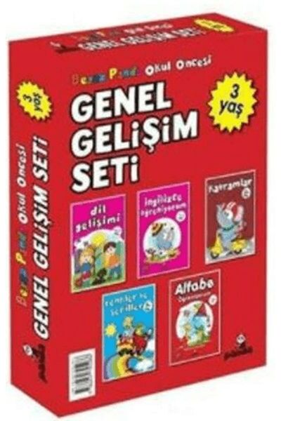 Beyaz Panda Yayınları Preschool General Development Set - Age 3 (5 Books)