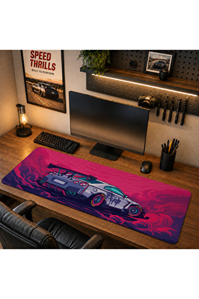 RUGRUMBA DRW1009 40x90cm Gaming Player XL Mousepad cu margini cusute, dimensi...