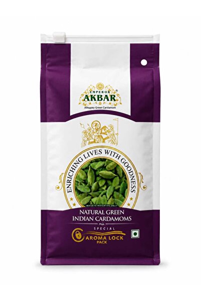 EMPEROR AKBAR CARDAMOM 8MM & ABOVE PURPLE 250GM