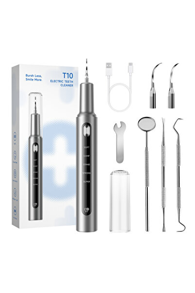 Choice1 grey CURVY MOON T10 Electric Ultrasonic Calculus Scaler Tartar Elimin...
