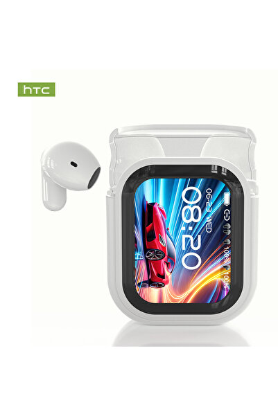 Choice1 سماعات أذن لاسلكية HTC NE20 TWS بيضاء بدون ذكاء اصطناعي، بلوتوث 6.0، ...