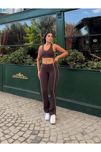 BEAVİSSPORT بنطلون كومفورت فلير مقاس واحد أسود