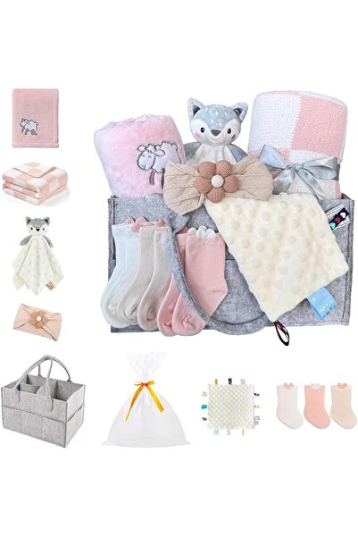 CREVENT 76X102CM Cute Plush Cozy and Warm Fleece Baby Blanket for Girls Infan...