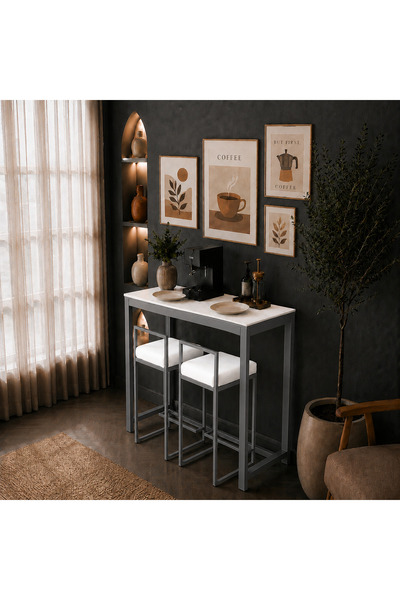 2'Lİ FULL SET BAR/KAHVE KÖŞESİ (HER EBATTA YAPILIR)