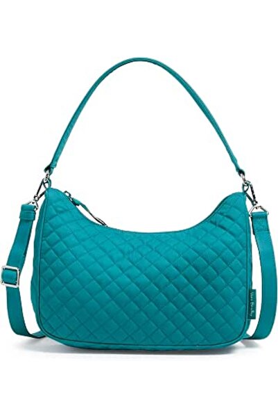 Vera Bradley Cotton Frannie Crescent Crossbody Purse