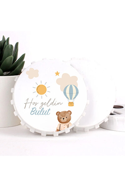 MagnesyaGift 25 Adet Bebek Hediyelik Açacak Magnet – Flowpack Tek Tek Poşetli...