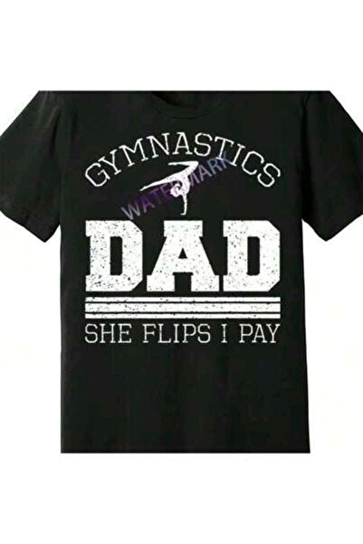 4Car Dad She Flips I Pay Gymnast Balance Gymnastics 48214 Funny Men's Short S...