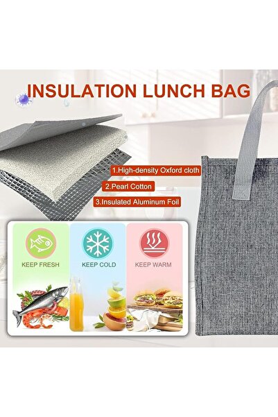 GENERAL Mylindde Lunch Bag, Insulated Lunch Bag for Women Men Kids, Reusable ...