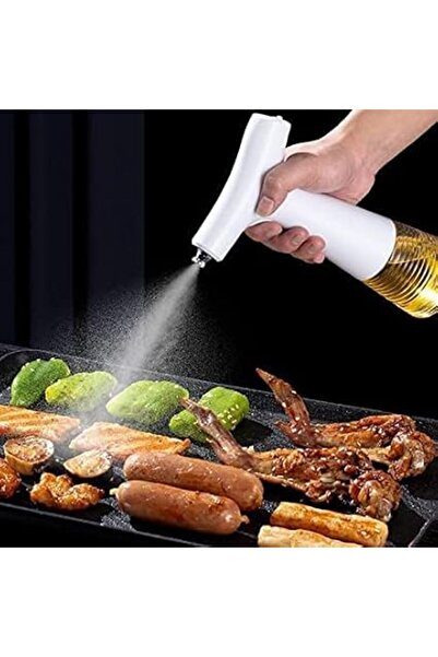 ALMEKAQUZ بخاخ زيت كهربائي سعة 240 مل، موزع زيت ورذاذ زيت، زجاجة رش زيت الطهي...