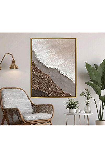 Generic لوحة جدارية مودرن بارزة ثلاثية الأبعاد (3D Textured Canvas Art) - رسم...