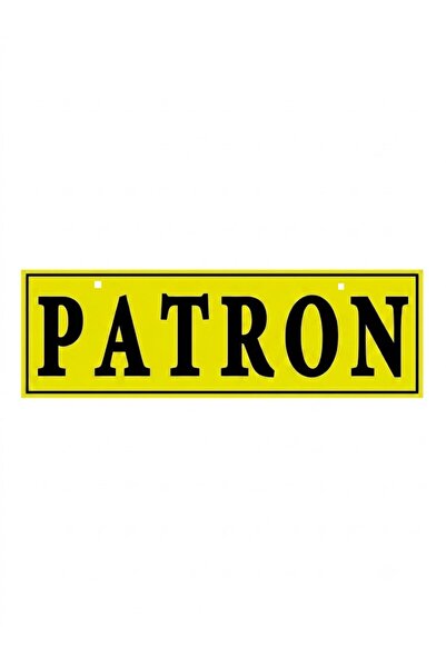 RELATOS PATRON YAZILI Tır Kamyon Araba Ev Duvar Süsü Vantuzlu Dekor 25 Cm Pla...
