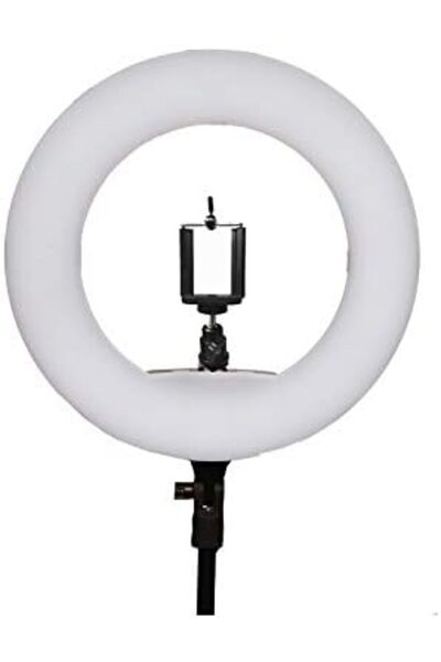 Generic SA-CAM- Yidoblos FS-390II مصباح حلقي وردي LED بإضاءة حيوية متعددة الأ...