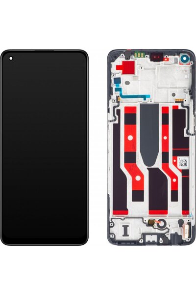 OPPO Γνήσια Οθόνη OLED Με Πλαίσιο Μαύρο για Reno8 Lite / Reno7 Lite / Reno7 Z...