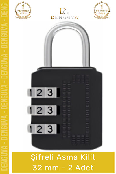 Denguva # Padlock Secure Durable Steel Body Practical Protection-Providing Lo...