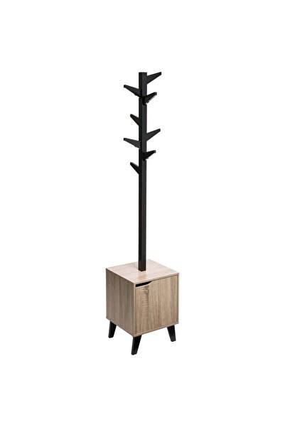FİVE Cuier cu aspect de stejar, Negru - Mix'n Modul
