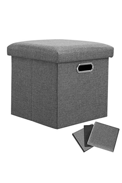 Arabest Folding Storage Ottoman Bench,Storage Stool,Foot Stool,Storage Boxes ...