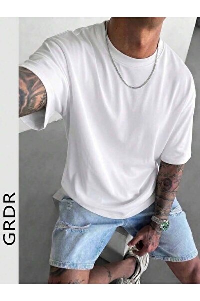 LİNA06 GRDR Men's Casual Round Neck Short Sleeve T-Shirt, Comfortable & Fashi...