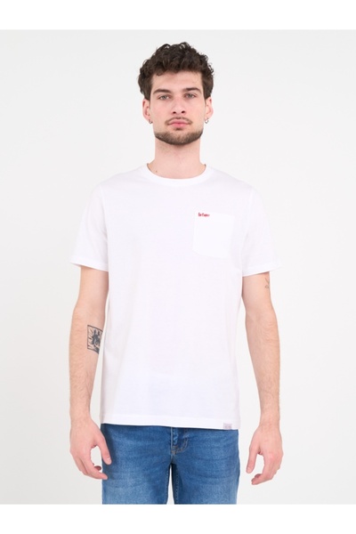 Lee Cooper - Tricou barbat cu maneca scurta si buzunar