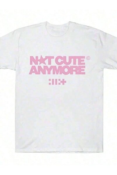 9JY تي شيرت ألبوم Not Cute Anymore من ILLITs Girl Band، تي شيرت كوري عصري صيف...