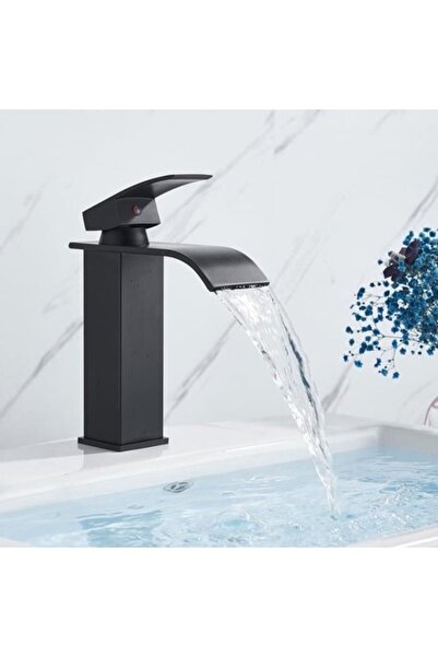 STARSTAR Black washbasin faucet, 130x176 mm, bathroom furniture faucet
