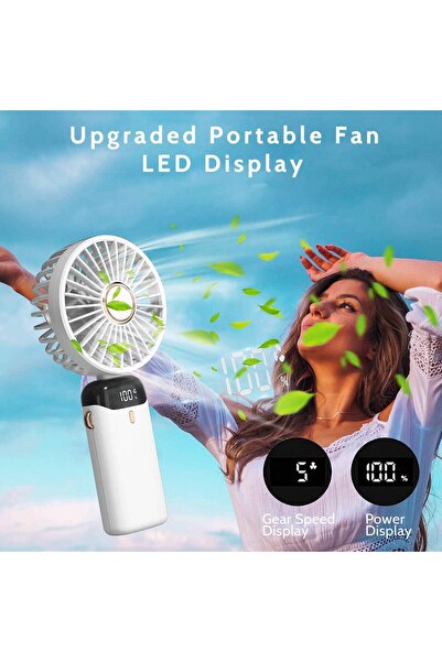 STARSTAR USB Mini Fan - Electric Fan - Recharge Battery - Foldable Fan - Comp...