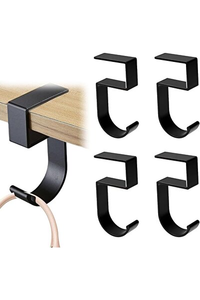 STARSTAR Four portable desktop hooks, suitable for students and offices, requ...