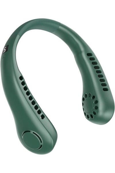 Morvena Picks Ventilator pentru gât - Ventilator de răcire personal, portabil...