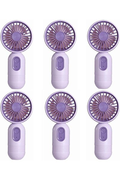 Morvena Picks Pachet de 6 mini ventilatoare personale portabile, reîncărcabil...