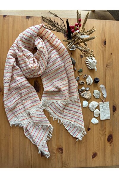 Chinko Hand-Woven Very Special Striped 100% Cotton Shawl Pareo