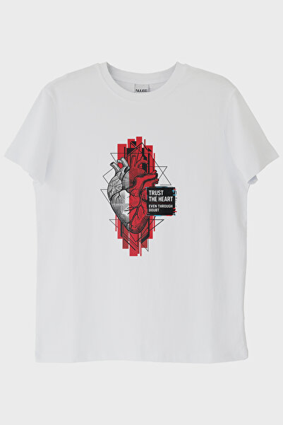 lofux Trust the Heart White T-Shirt