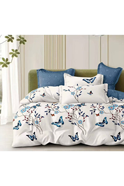 Pucioasa Pachet Premium Lenjerie de Pat, Bumbac Satinat Pucioasa, 4 Piese, 2 ...