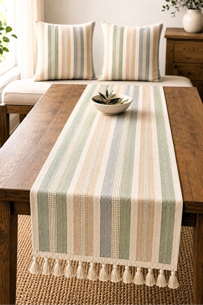 shules collection Vintage Country Striped Woven 3-Piece Living Room Set – 40×...