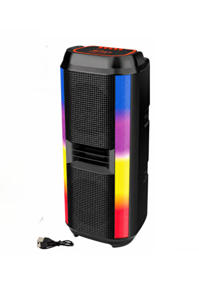 Rovitech Boxă portabilă Bluetooth, 200W, 2 difuzoare de 4 inch, Bluetooth 5.0...