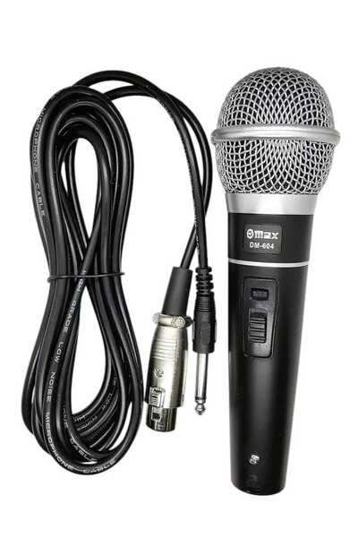 Omax Dm-604 Professional Unidirectional Wired Dynamic Microphone