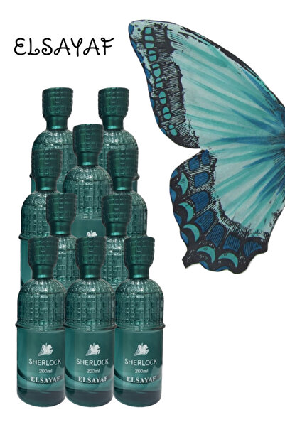 ELSAYAF 10 قطع من عطر شيرلوك 200 مل