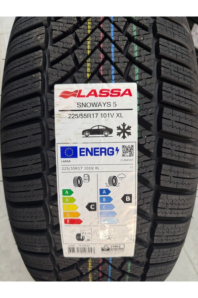 Lassa / 225/55R17 (SNOWAYS 5) 2026 KIŞLIK (1 ADET FİYATIDIR. EN AZ 2 ADET VER...
