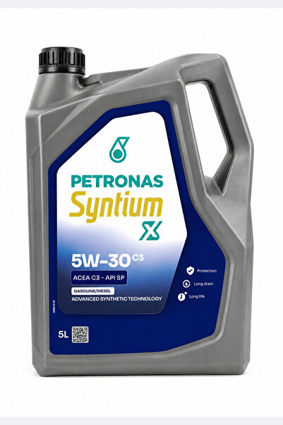 Petronas Syntium X 5W-30 C3 Motor Yağı 5 Litre ACEA C3 API SP Benzin & Dizel ...