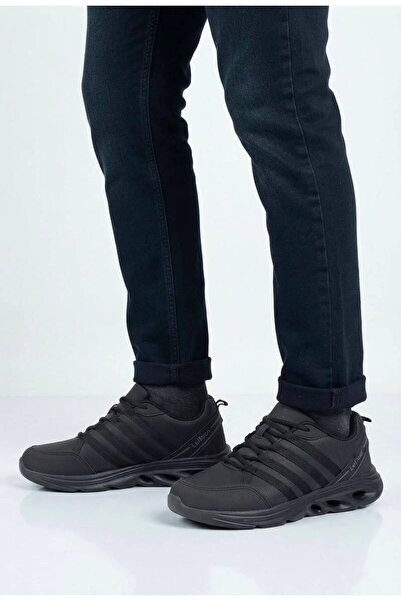 LUTTOON Pantofi sport casual pentru bărbați, rezistenți la apă, ușori, ortope...